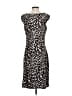 Catherine Malandrino Animal Print Brown Black Cocktail Dress Size XS (estimated) - photo 2