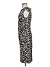 Catherine Malandrino Animal Print Brown Black Cocktail Dress Size XS (estimated) - photo 5