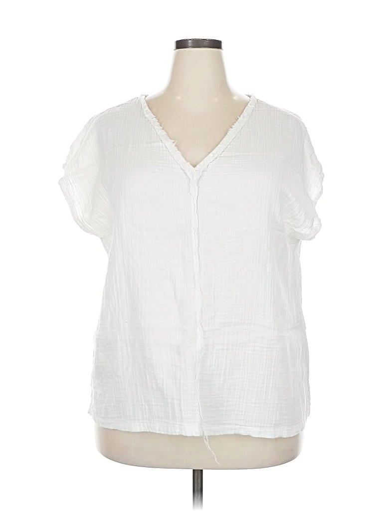 Pre-owned Wonderly Short Sleeve T-shirt In White
