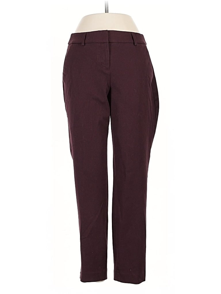 Pre-owned Express Dress Pants In Burgundy