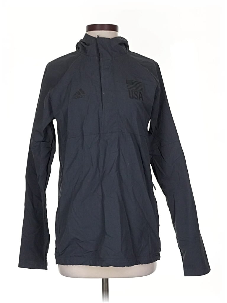 Pre-owned Adidas Originals Windbreaker Jacket In Blue