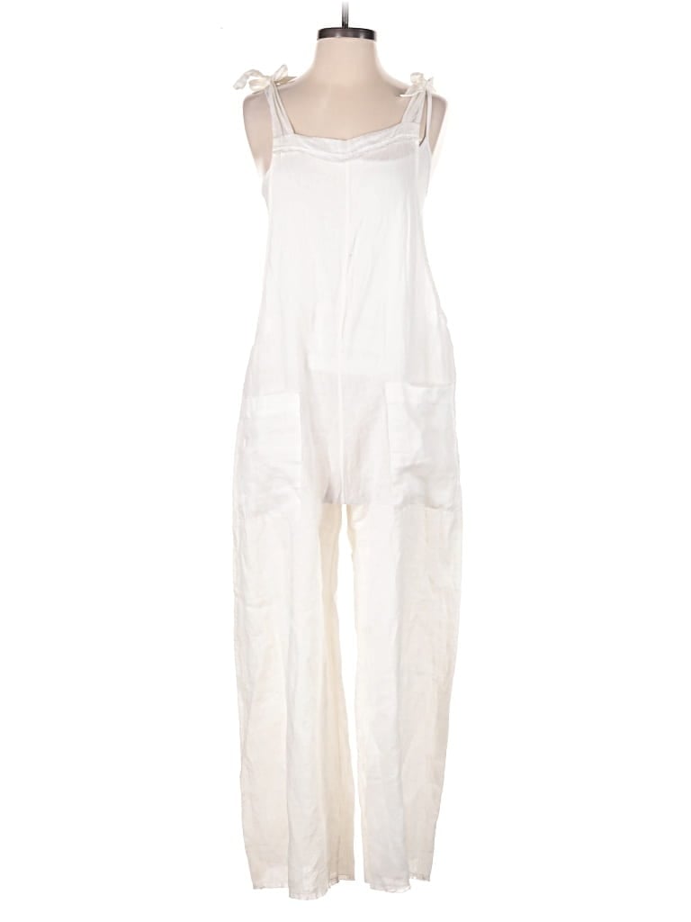 Pre-owned 9 Seed Jumpsuit In White