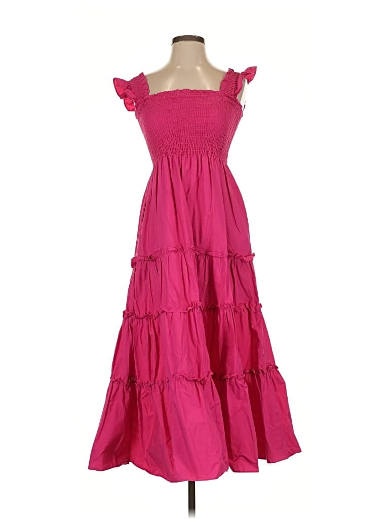 Pre-owned Caara Casual Dress In Pink