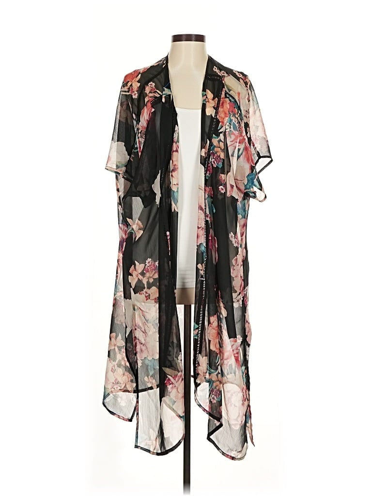 Pre-owned Band Of Gypsies Kimono In Black