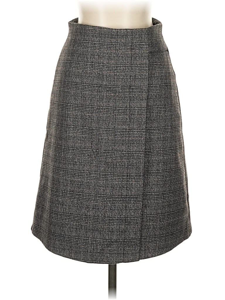 Pre-owned Assorted Brands Formal Skirt In Gray
