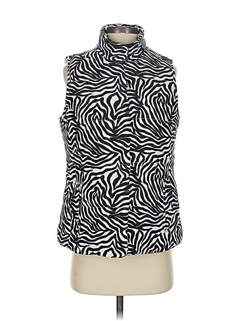 Pre-owned Liz Claiborne Vest In Black