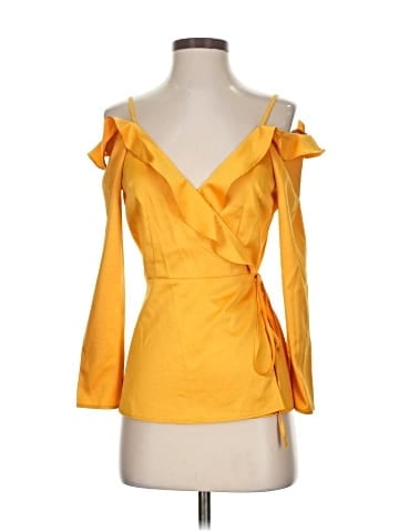 Line & Dot 3/4 Sleeve Blouse (view 1)