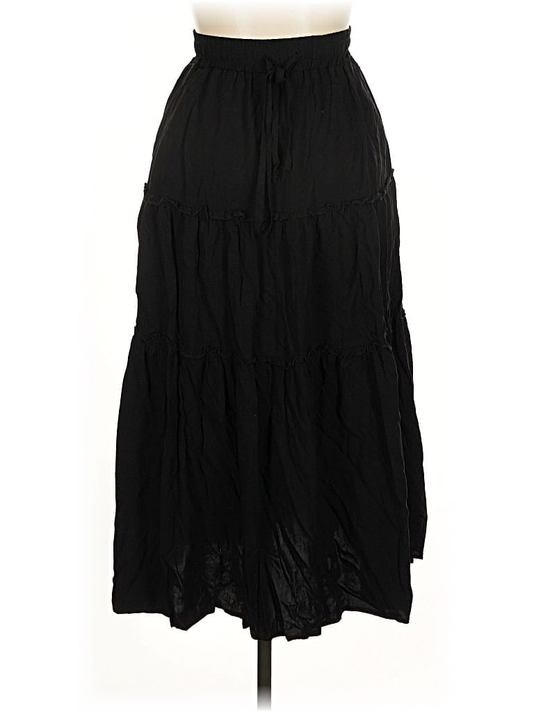 Pre-owned Unbranded Casual Skirt In Black