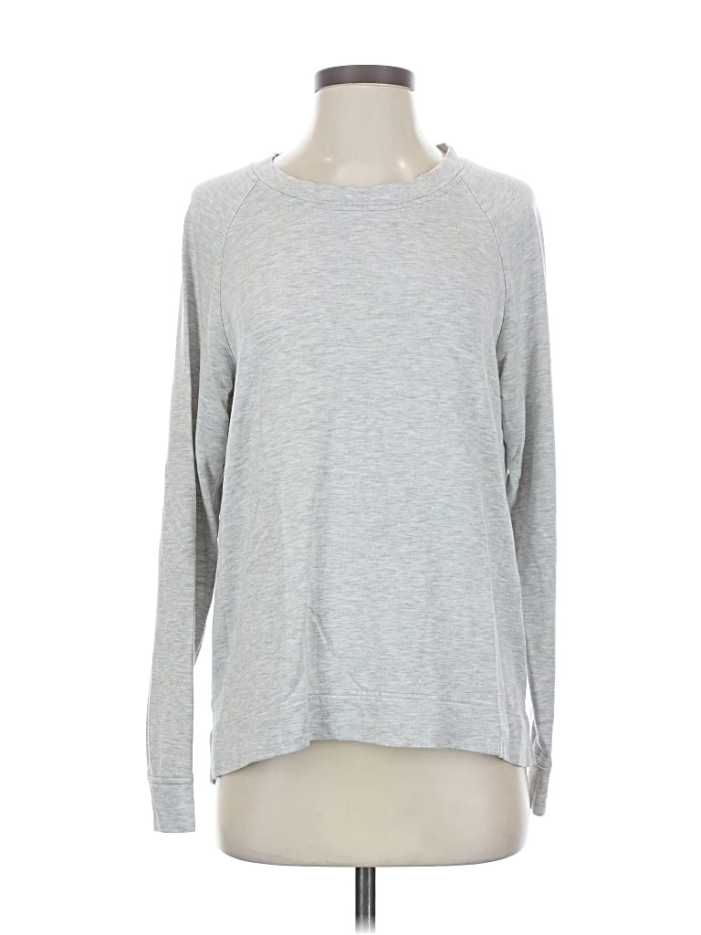 Pre-owned Lou & Grey Pullover Sweater In Silver