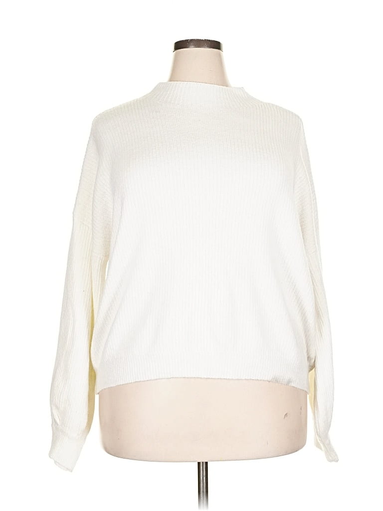 Pre-owned Pinque Pullover Sweater In White