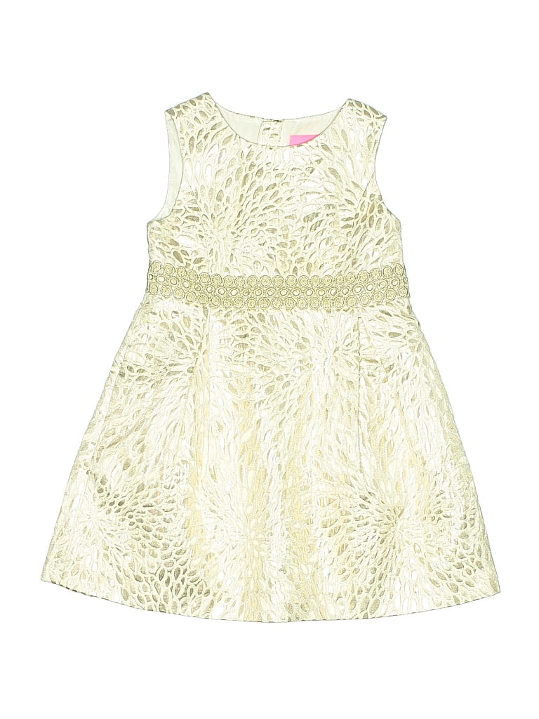 Pre-owned Lilly Pulitzer Kids' Dress In White