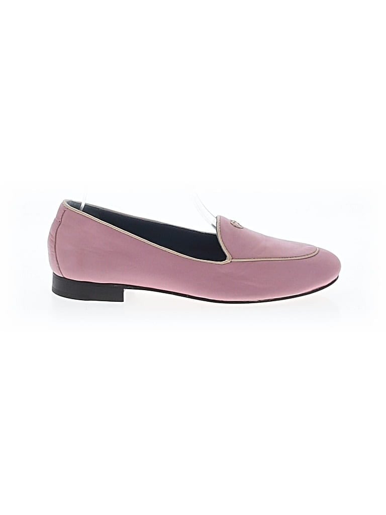 Pre-owned Robert Zur Flats In Pink