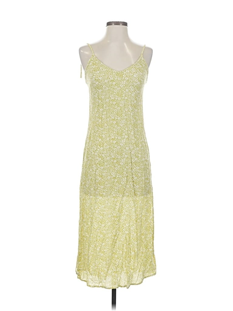 Pre-owned Billabong Casual Dress In Yellow