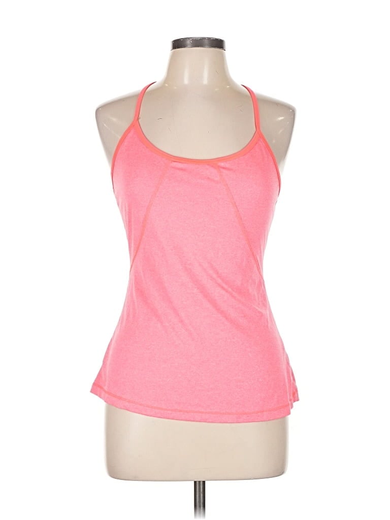 Pre-owned Layer 8 Tank Top Pink Halter Neckline Tops