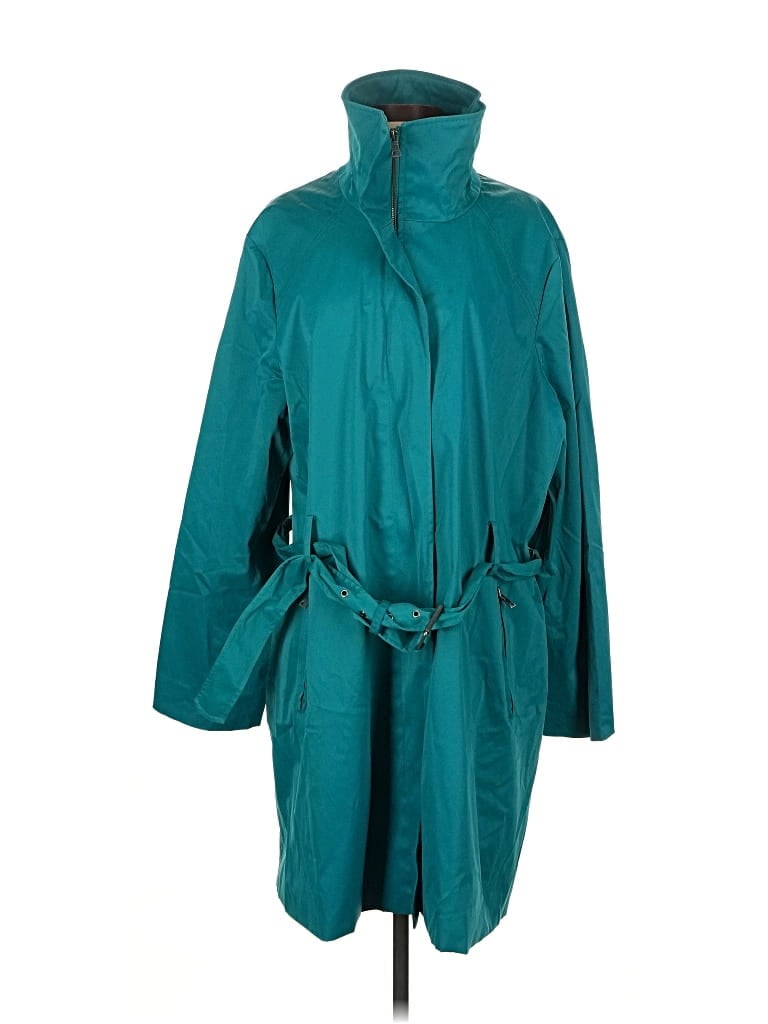 Pre-owned Mossimo Raincoat In Blue