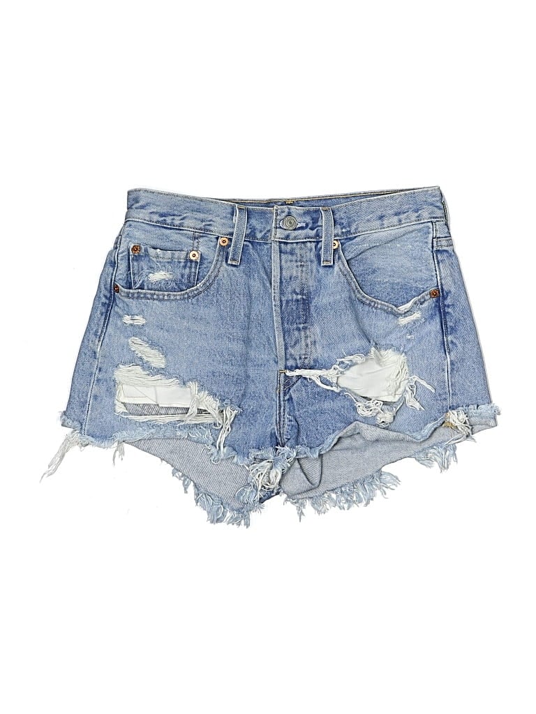 Pre-owned Levi's Denim Shorts In Blue