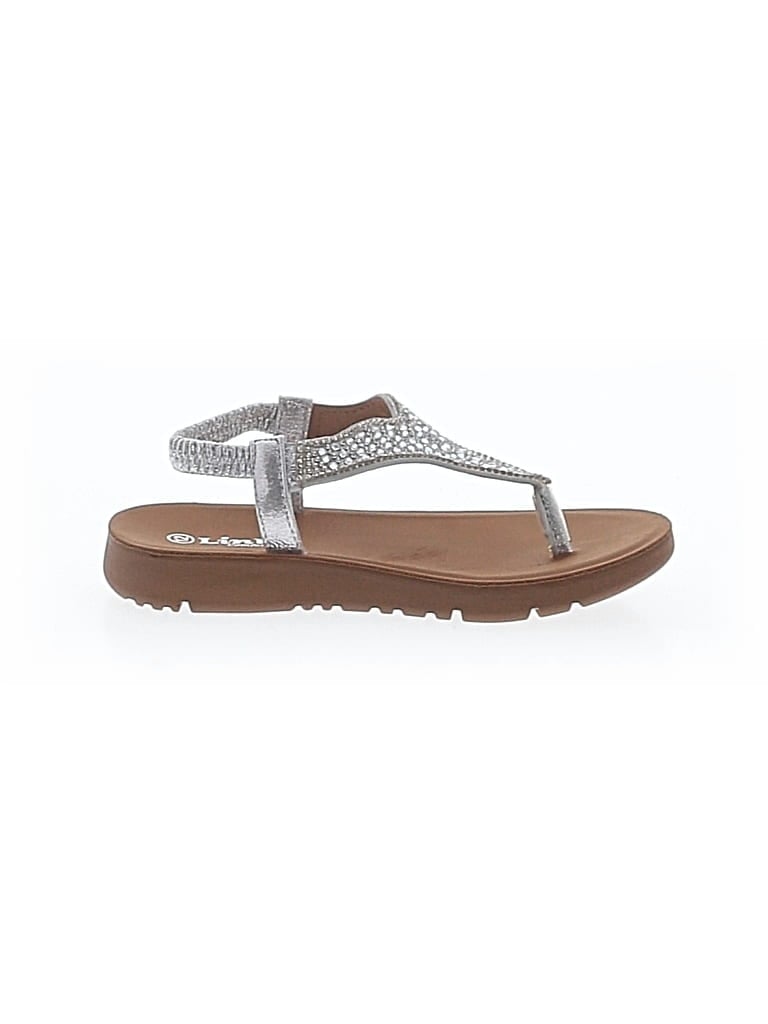 Pre-owned Assorted Brands Kids' Sandals In Silver
