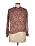 Boden 100% Viscose Brown Long Sleeve Blouse Size 10 - photo 1