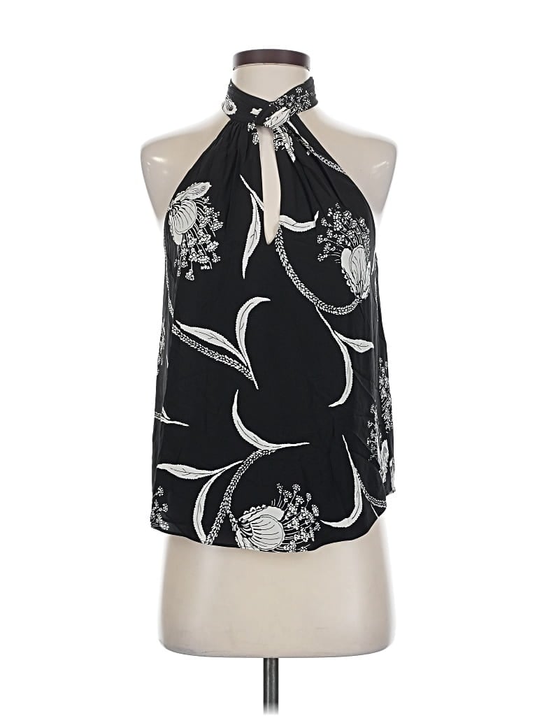 Pre-owned Joie Sleeveless Blouse In Black