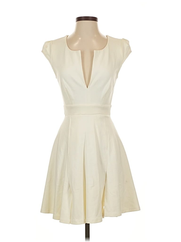 Pre-owned Lulus Cocktail Dress In White