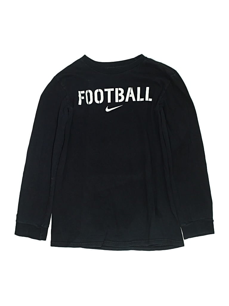 Pre-owned Nike Kids' Long Sleeve T-shirt In Black