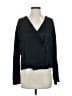Vince. 100% Silk Black Long Sleeve Silk Top Size S - photo 1