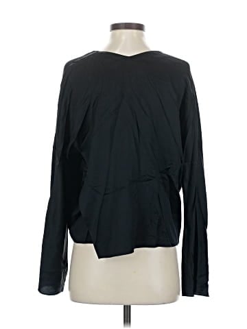Vince. Long Sleeve Silk Top (view 2)