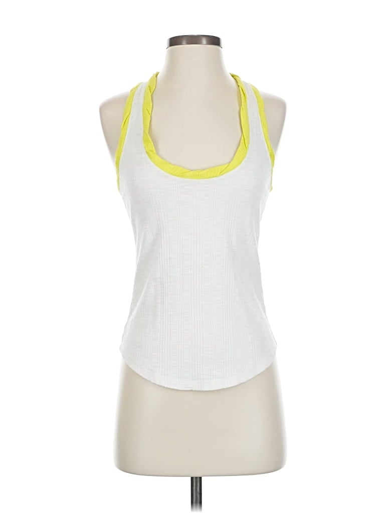 Pre-owned Pilcro Tank Top White Halter Neckline Tops