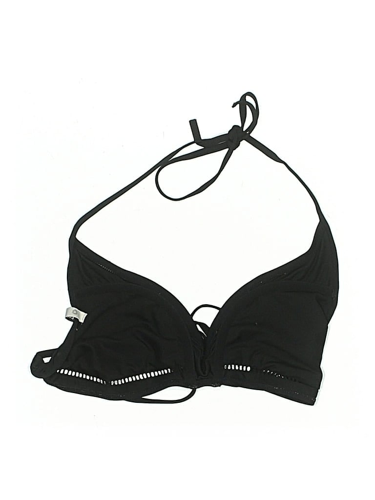 Pre-owned Rhythm Swimsuit Top Black Swimwear