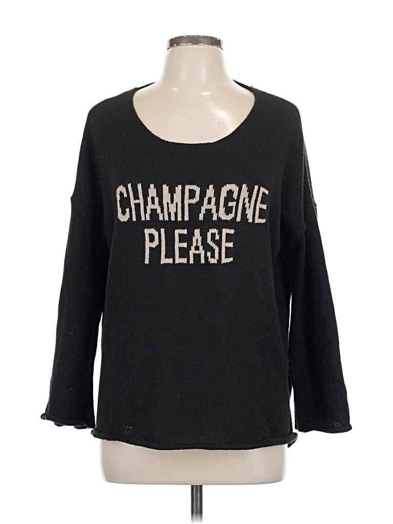 Pre-owned Miracle Pullover Sweater In Black