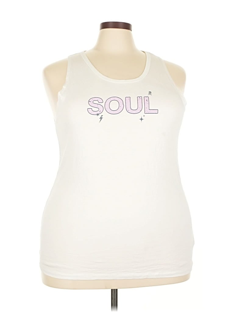 Pre-owned Soul Sleeveless T-shirt In White
