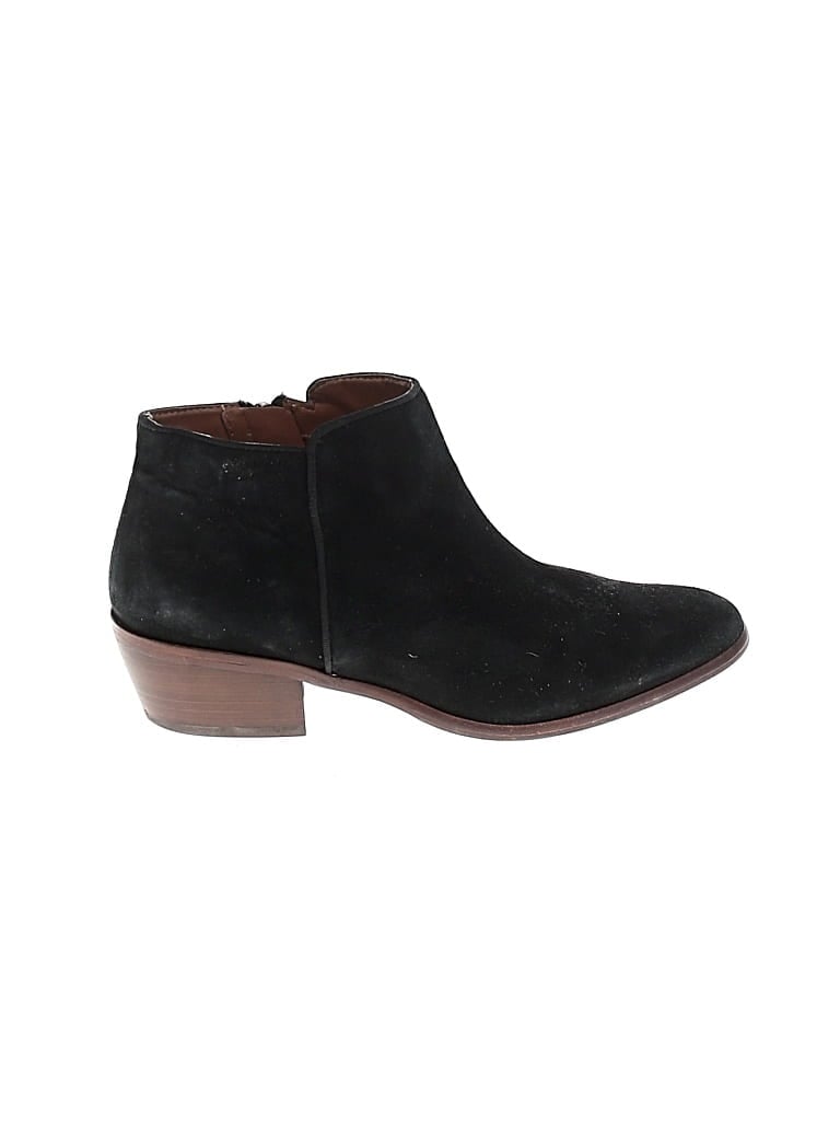 Pre-owned Sam Edelman Ankle Boots In Black