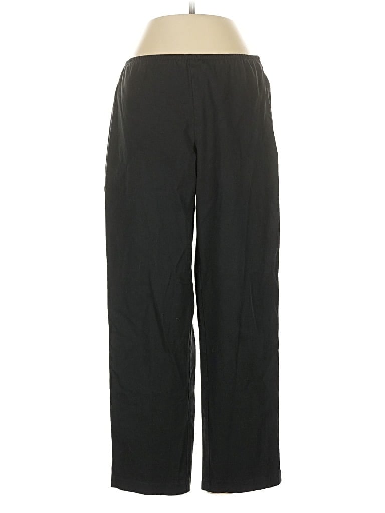 Pre-owned Eileen Fisher Casual Pants In Black