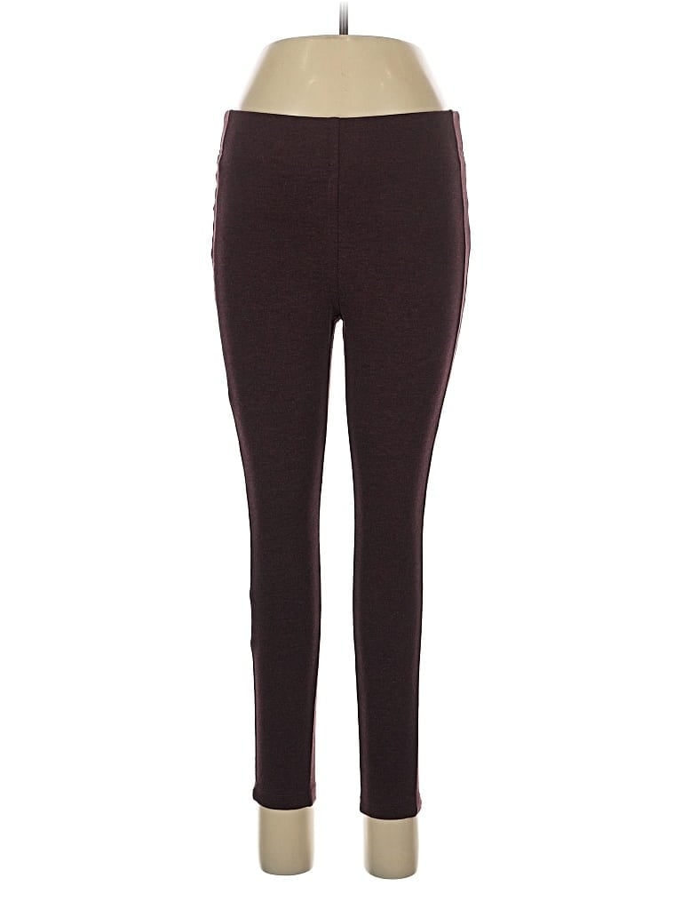 Pre-owned Ann Taylor Loft Active Pants In Burgundy
