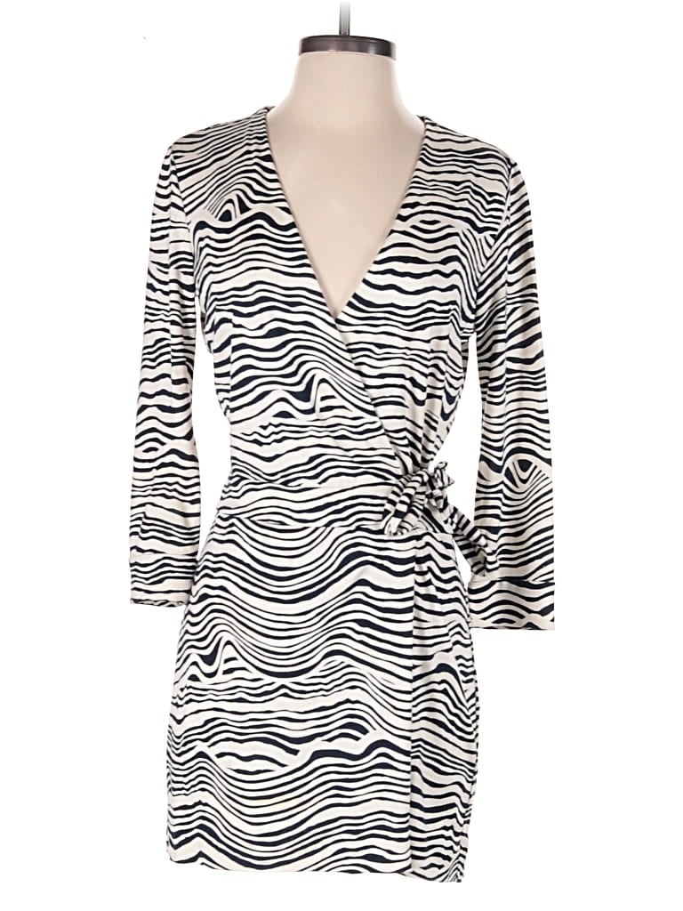Pre-owned Diane Von Furstenberg Romper In Silver