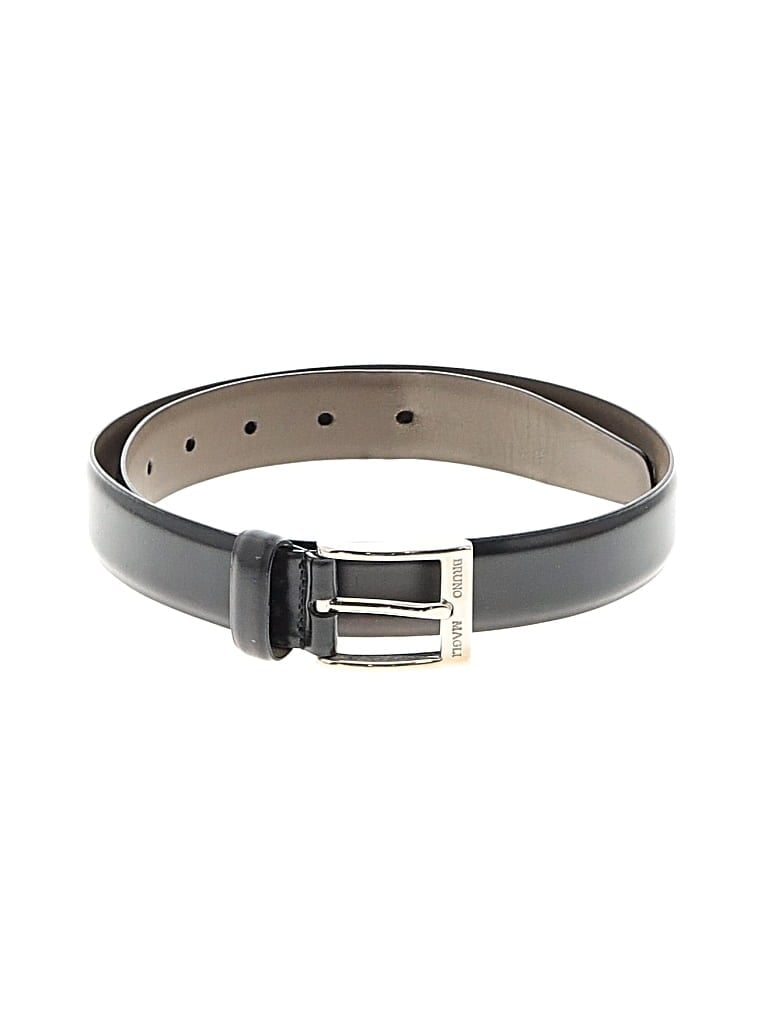 Pre-owned Bruno Magli Leather Belt In Black