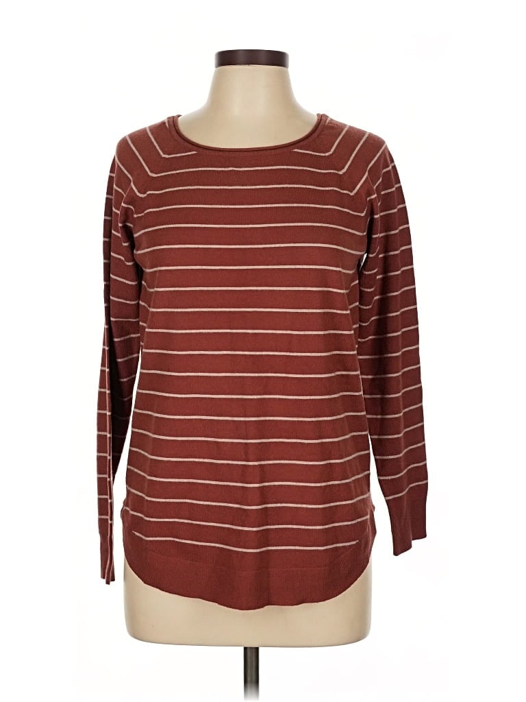 Pre-owned Pink Clover 3/4 Sleeve T-shirt In Burgundy