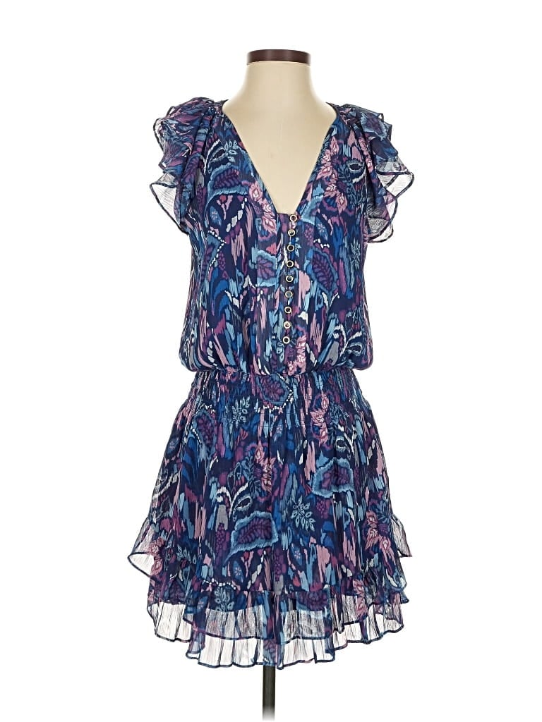 Pre-owned Ramy Brook Cocktail Dress In Blue
