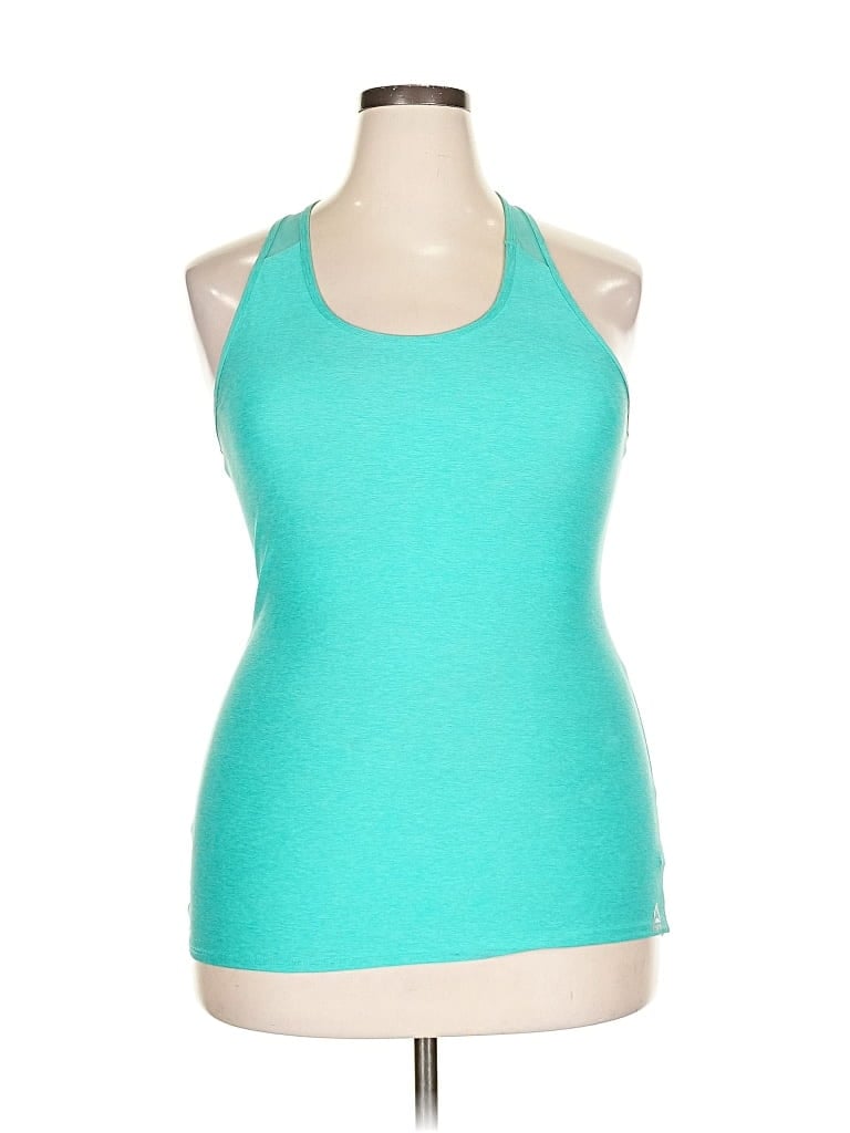 Pre-owned Reebok Active Tank Top In Green