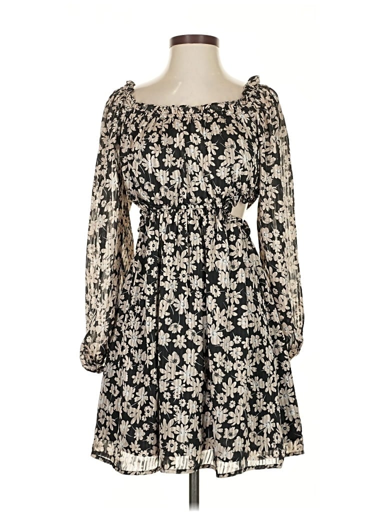 Pre-owned Astr Casual Dress In Black