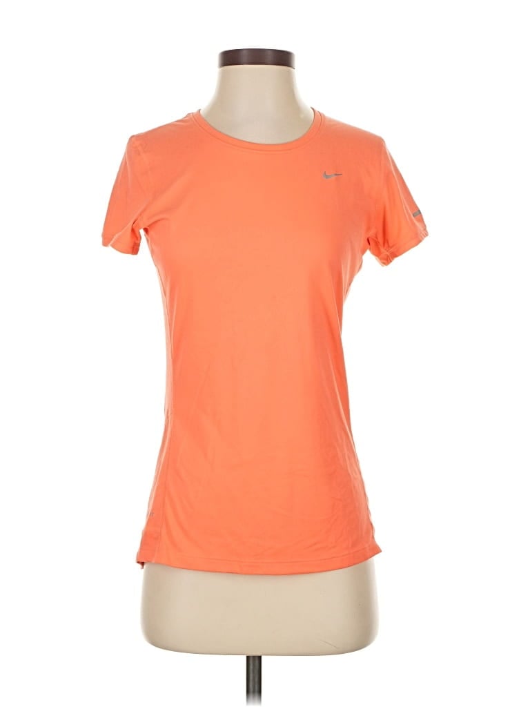 Pre-owned Nike Active T-shirt In Orange