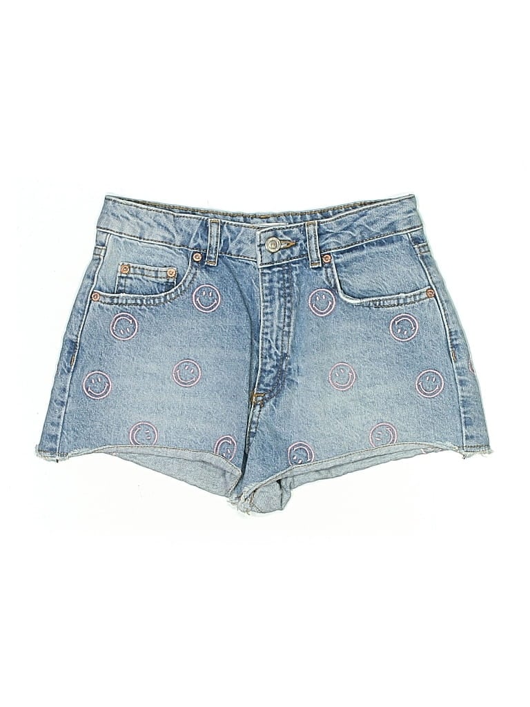 Pre-owned Zara Kids' Denim Shorts In Blue