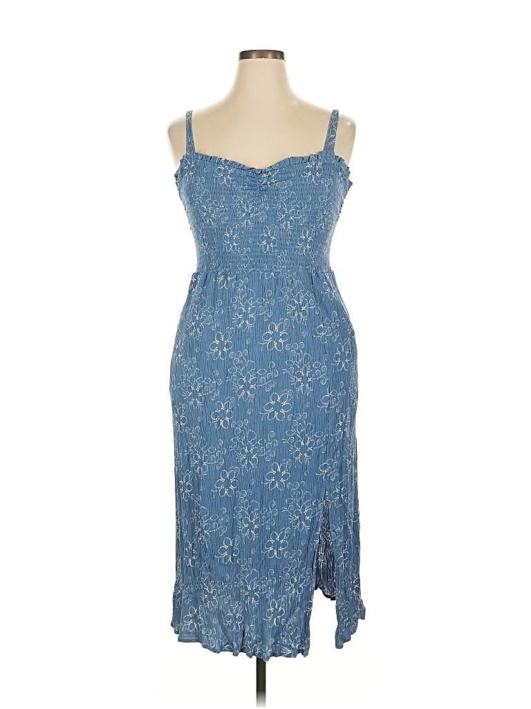 Pre-owned Market & Spruce Cocktail Dress In Blue