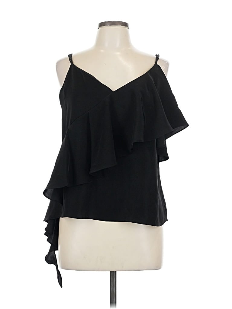 Pre-owned Saks Fifth Avenue Sleeveless Blouse In Black