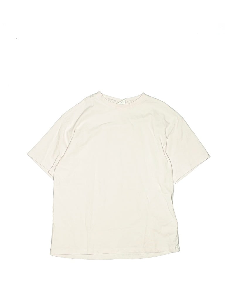 Pre-owned Zara Kids' Short Sleeve T-shirt In White