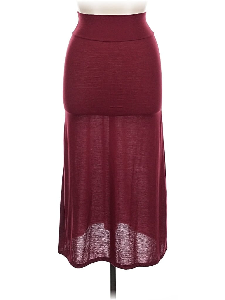 Pre-owned Tobi Casual Skirt In Burgundy