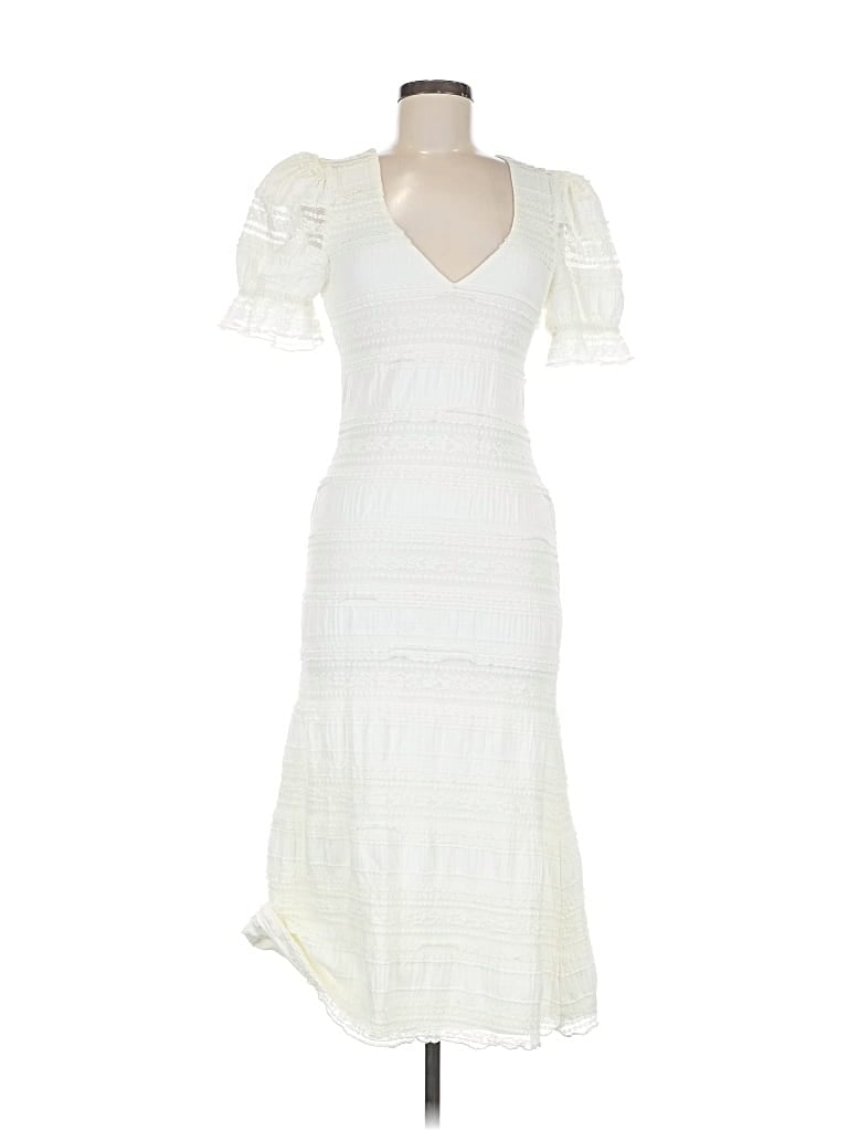 Pre-owned Tularosa Cocktail Dress In White