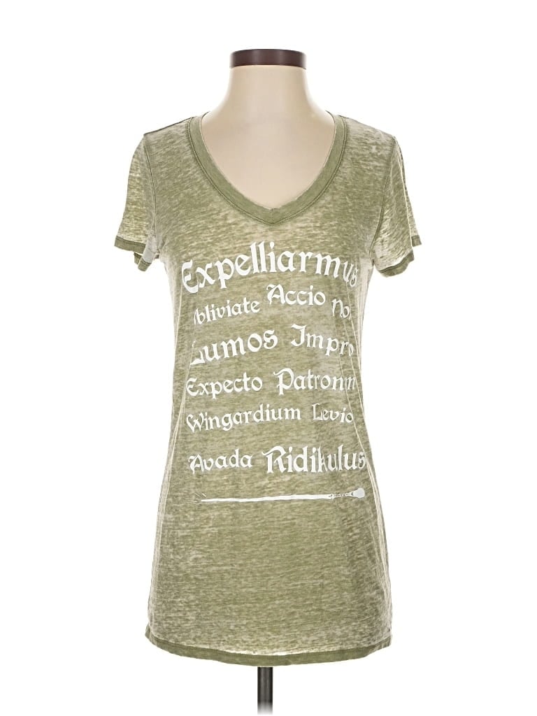 Pre-owned Harry Potter Short Sleeve T-shirt In Green