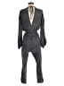 NAT by Natalie Martin Chevron-herringbone Gray Black Jumpsuit Size S - photo 2