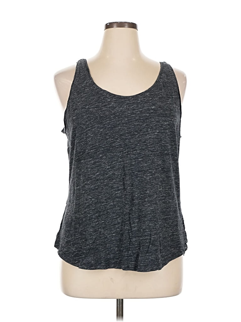 Pre-owned Old Navy Tank Top Gray Halter Neckline Tops